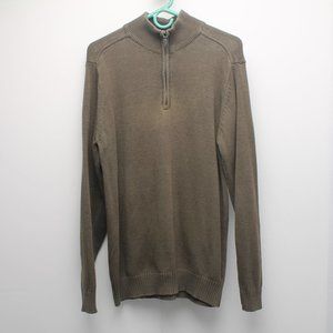 Oscar De La Renta Long Sleeve 1/4 Zipp Sweater Size M